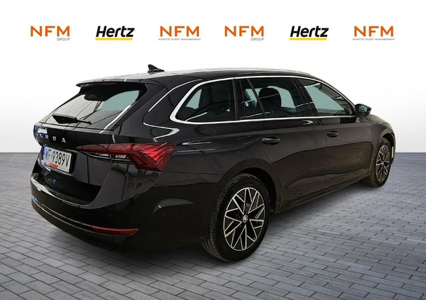 Skoda Octavia cena 114500 przebieg: 43300, rok produkcji 2021 z Garwolin małe 407